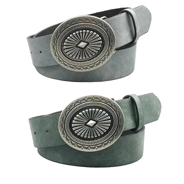 Ceinture classique en cuir pour femme