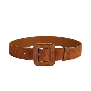 Ceinture de luxe pour femme avec boucle auto-couverte