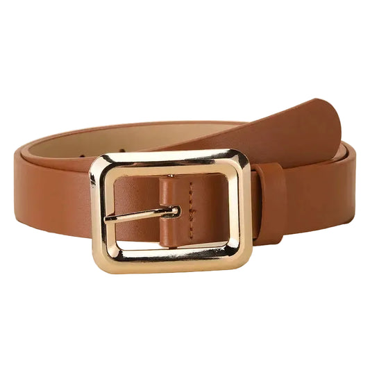 Ceinture en cuir pour femme – Boucle ardillon carrée