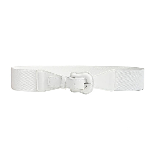 Ceinture large élastique femme boucle design