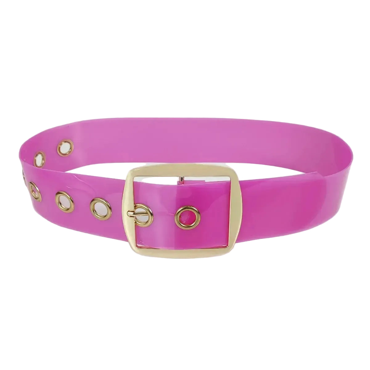 Ceinture large transparente pour femme