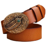 Ceinture western pour homme et femme – Motif pleine fleur - Vignette | Ceintelle