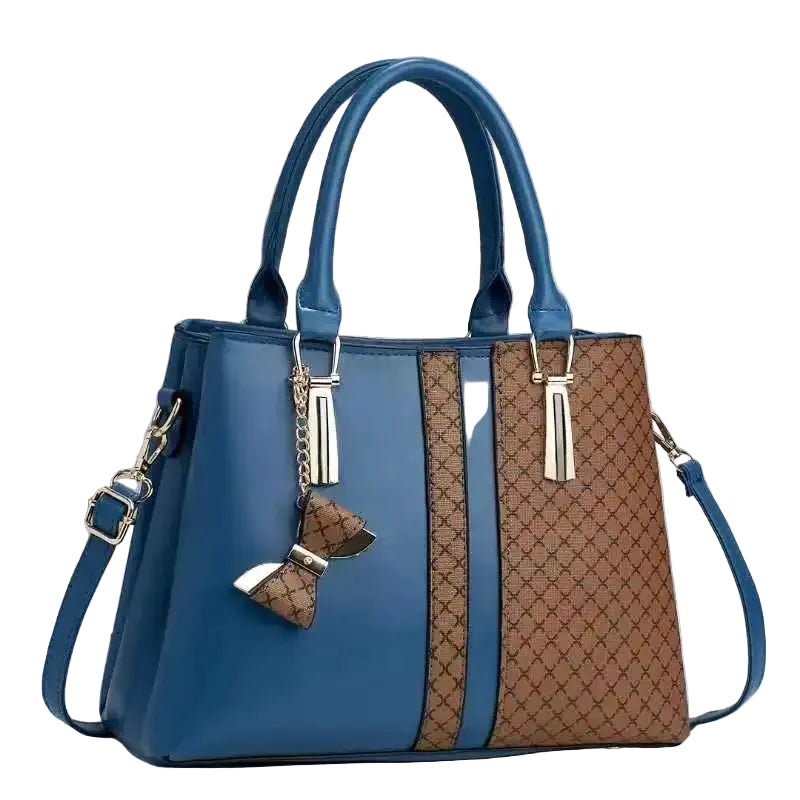 Léa – Sac à Main Grande Capacité Femme avec Nœud Papillon