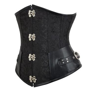 Ceinture corset bustier brodé pour femme