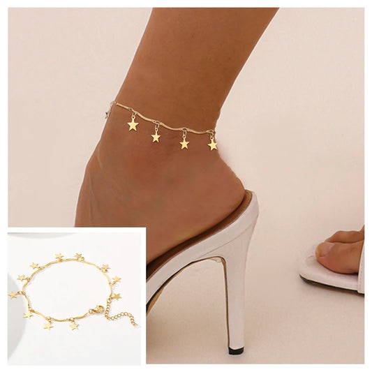 Chaîne de Cheville Serpent – Bracelet d’été ajustable