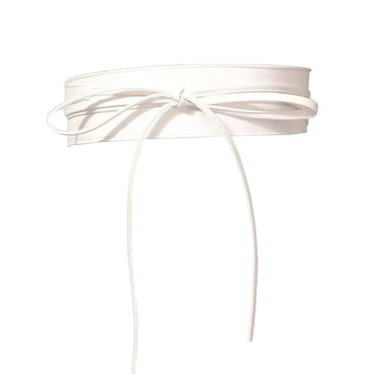 Ceinture Boho en Faux cuir pour femme style obi