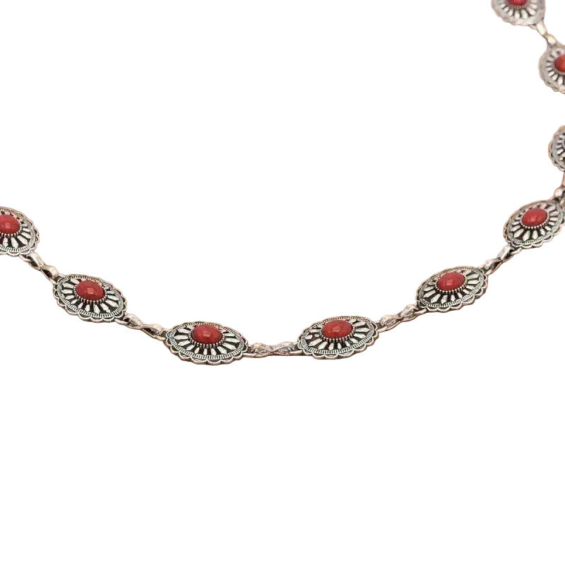 Ceinture Chaîne Fine Turquoise pour Femme – Style Chic avec Perles