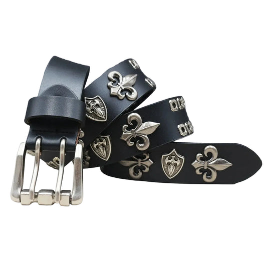 Ceinture Cowboy en Cuir Véritable pour Homme et Femme