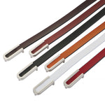 Ceinture Fine Femme en Cuir Véritable Souple – Boucle Argentée Élégante - Vignette | Ceintelle