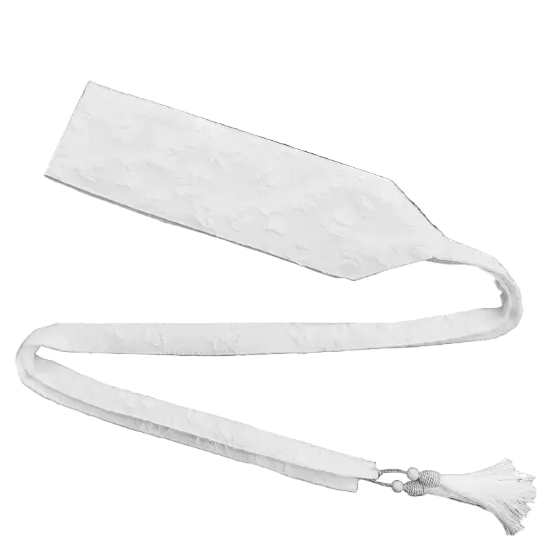 Ceinture Obi à pampilles imprimées pour femme et fille
