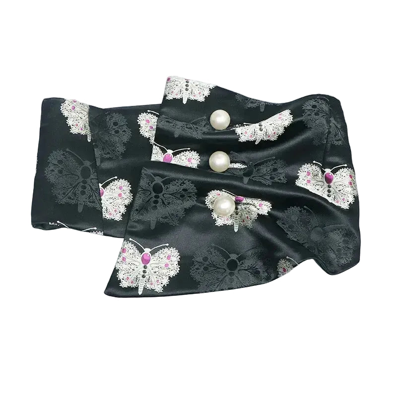 Ceinture Obi en satin pour femme – Large, élégante et décorative