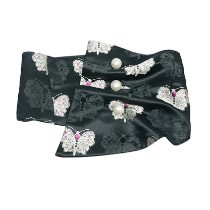 Ceinture Obi en satin pour femme – Large, élégante et décorative