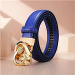 Ceinture à boucle automatique pour femme – Boucle cœur romantique - Vignette | Ceintelle