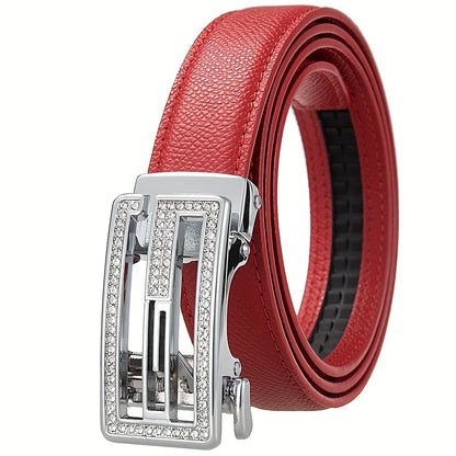 Ceinture à boucle automatique pour femme-Boucle en alliage