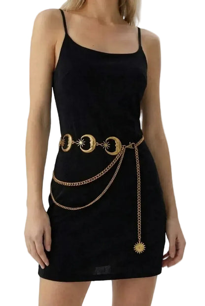 Ceinture chaîne en or pour femme – Élégance chic