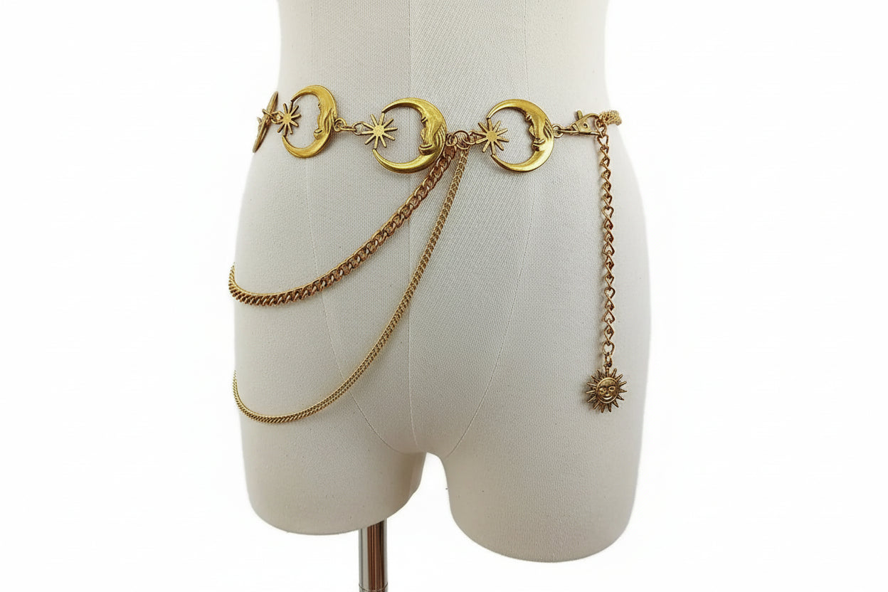 Ceinture chaîne en or pour femme – Élégance chic