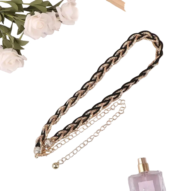 Ceinture chaîne perlée pour femme — style chic et délicat
