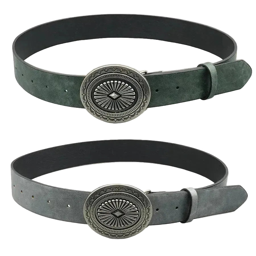 Ceinture classique en cuir pour femme