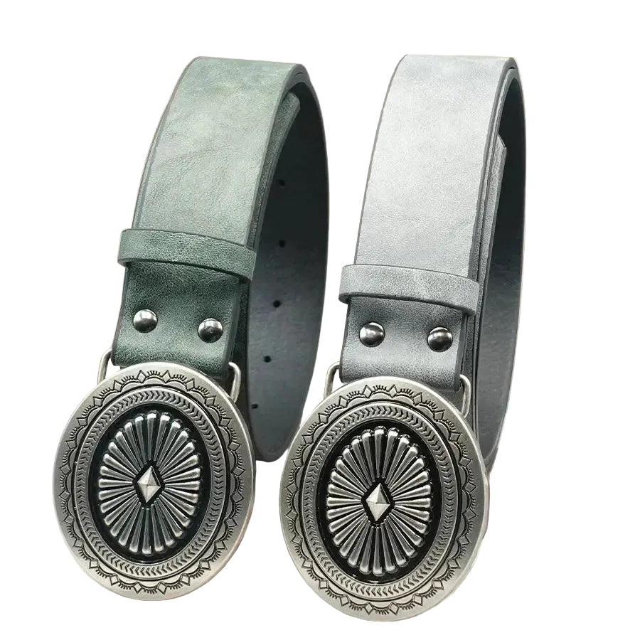 Ceinture classique en cuir pour femme