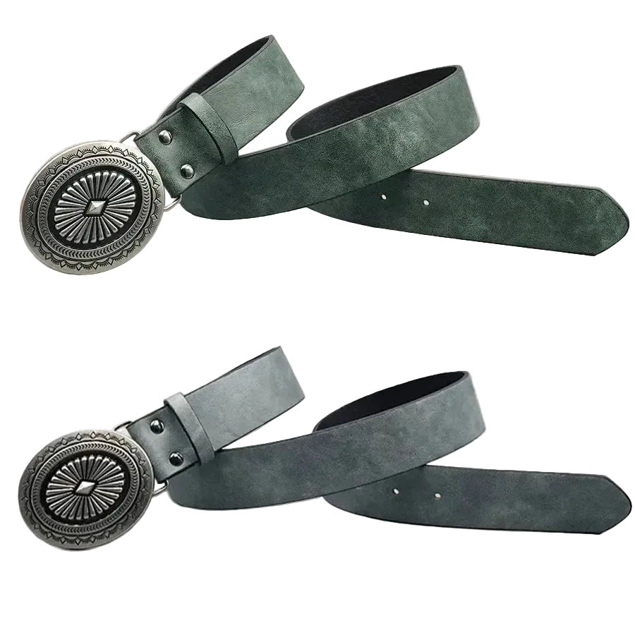 Ceinture classique en cuir pour femme