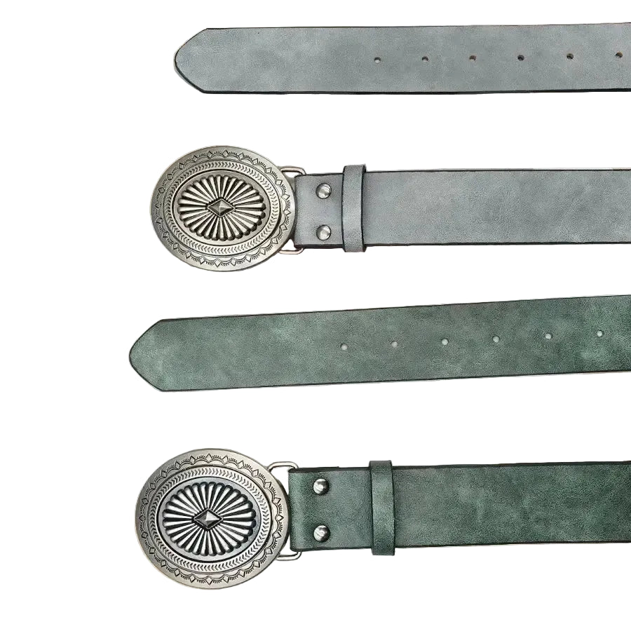 Ceinture classique en cuir pour femme