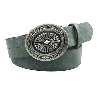 Ceinture classique en cuir pour femme