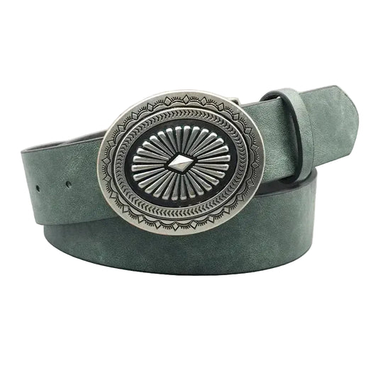 Ceinture classique en cuir pour femme