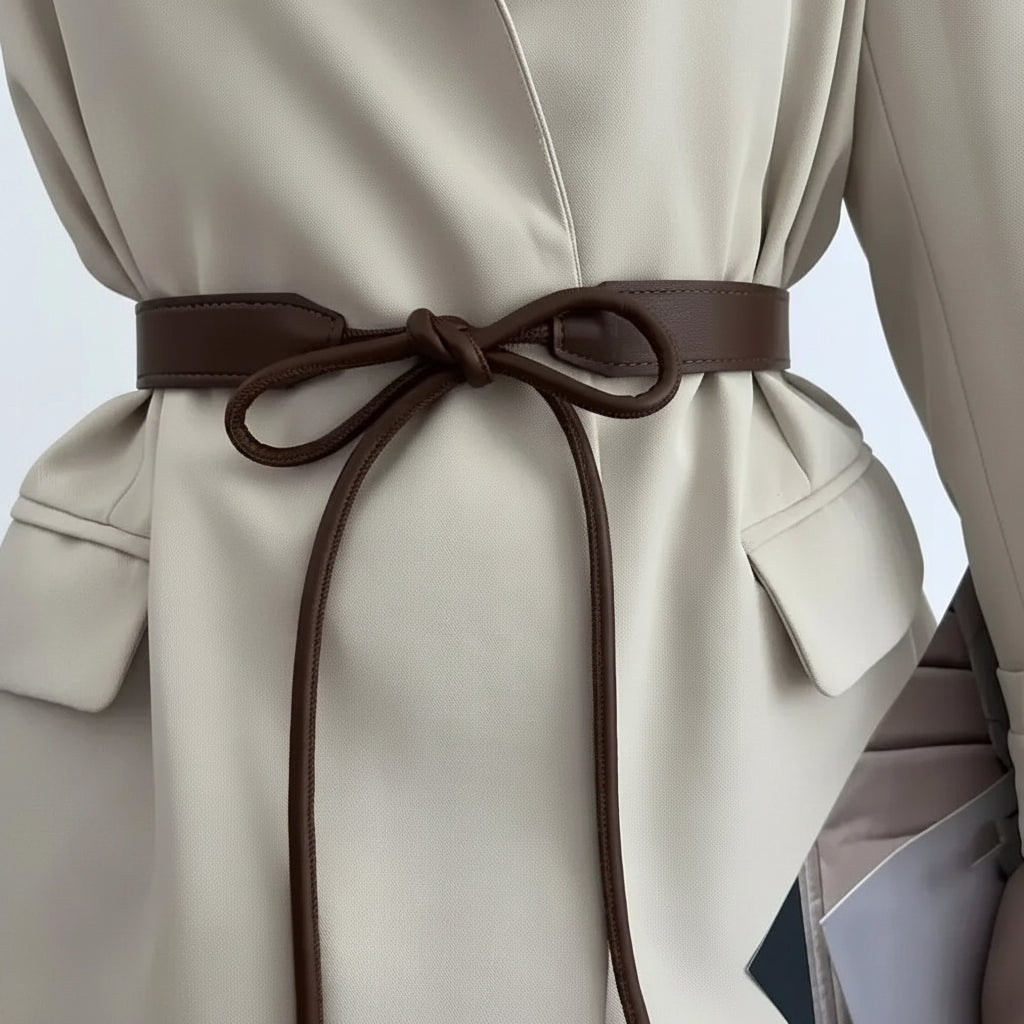 Ceinture corde à nouer pour femme- Fine et élégante