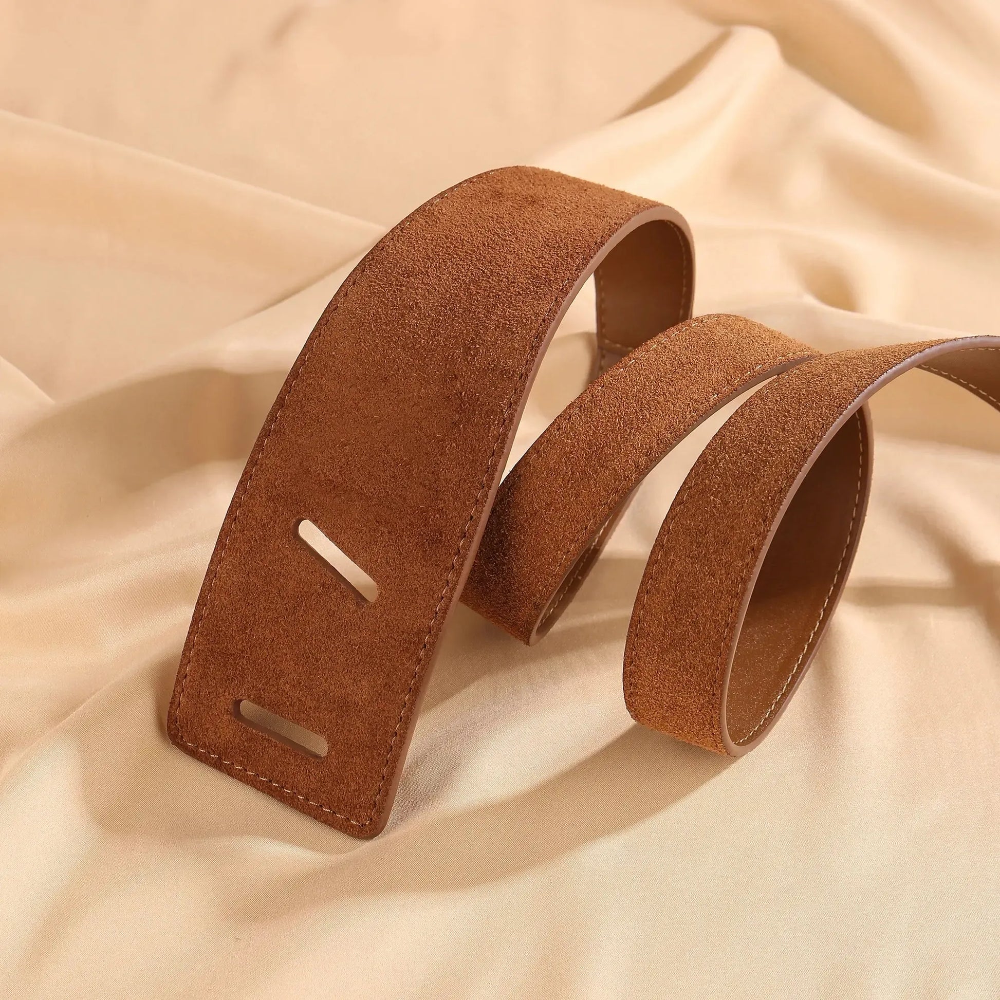 Ceinture corset en Daim pour Femme - Sangle Nouée