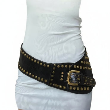 Ceinture cowboy pour femme — design clouté authentique