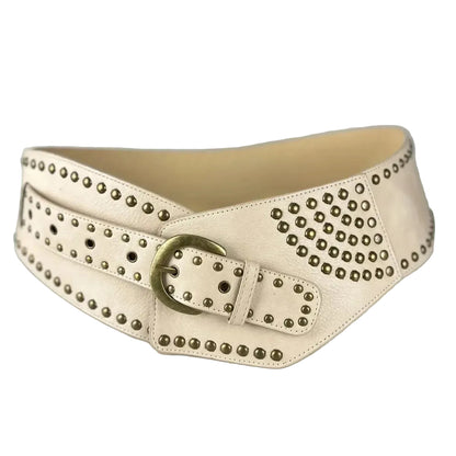 Ceinture cowboy pour femme — design clouté authentique