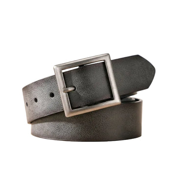 Ceinture cuir homme femme boucle métallique