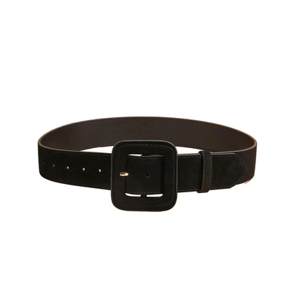 Ceinture de luxe pour femme avec boucle auto-couverte