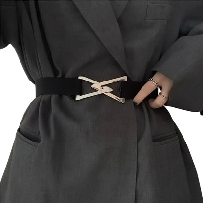 Ceinture décorative pour femme – Sangle de taille avec boucle triangulaire