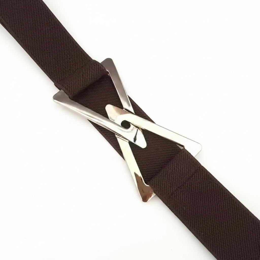 Ceinture décorative pour femme – Sangle de taille avec boucle triangulaire