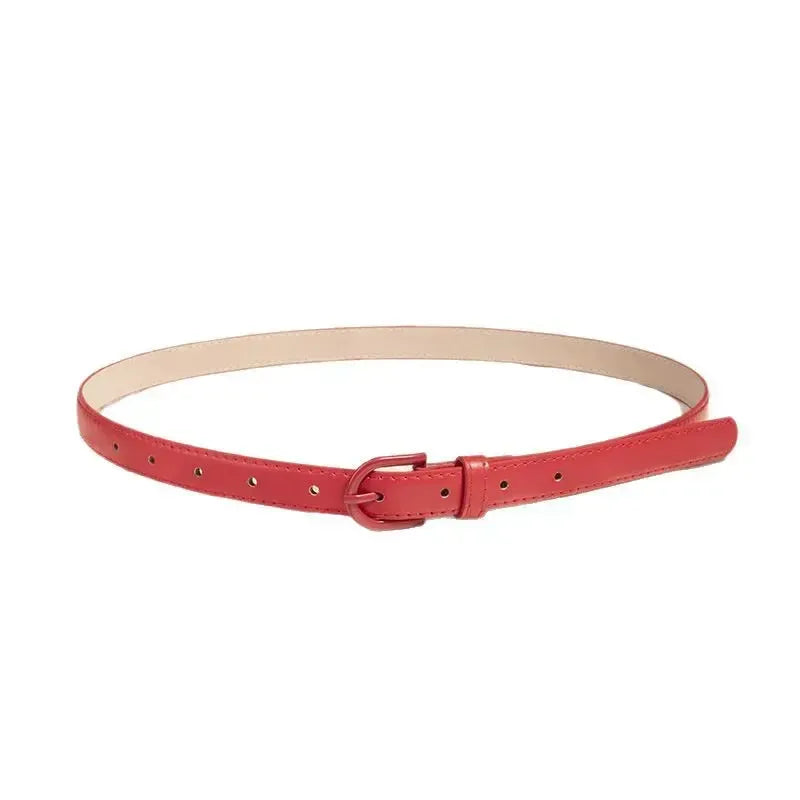 Ceinture en cuir pour femme – Boucle aérosol moderne et tendance