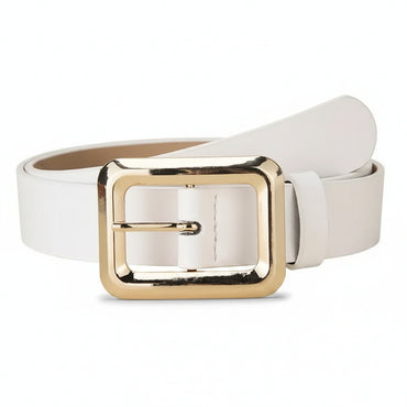 Ceinture en cuir pour femme – Boucle ardillon carrée
