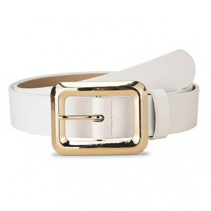 Ceinture en cuir pour femme – Boucle ardillon carrée