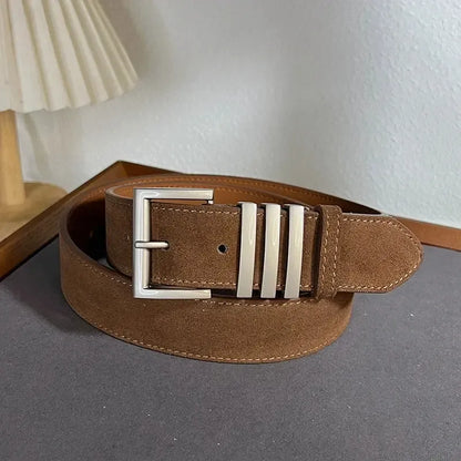 Ceinture en daim pour femme
