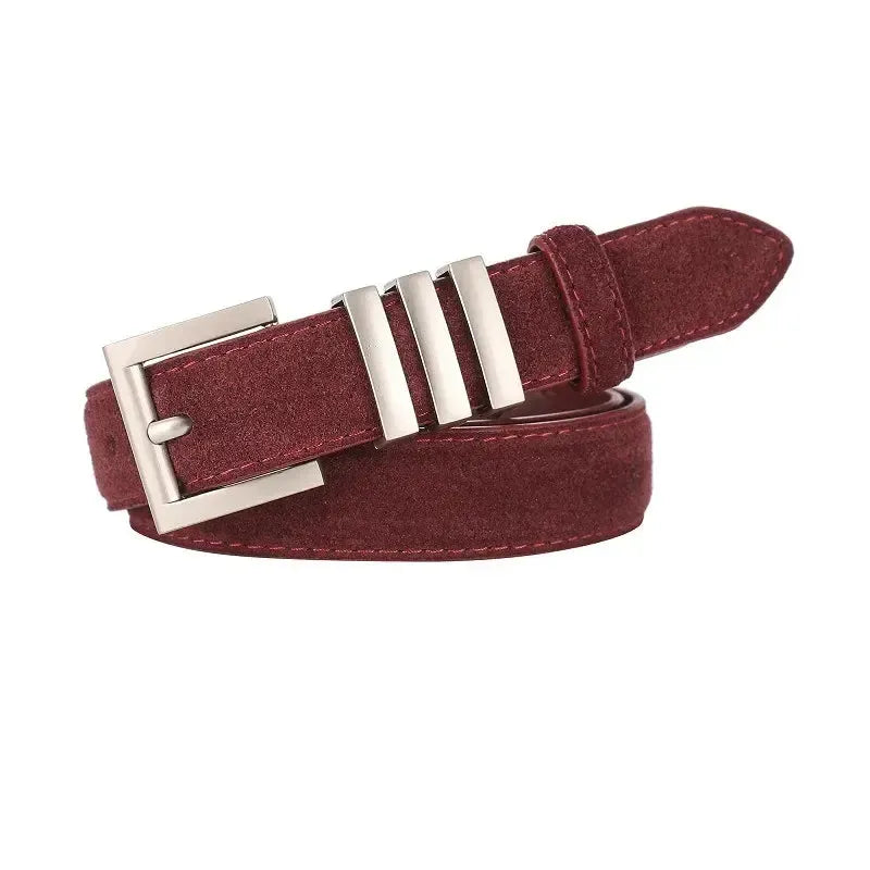 Ceinture en daim pour femme