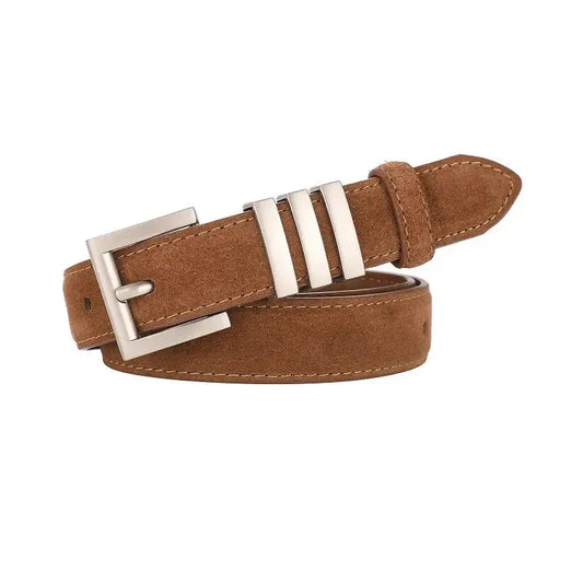 Ceinture en daim pour femme