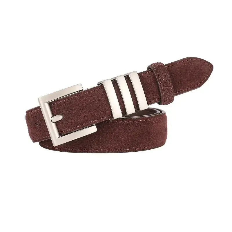 Ceinture en daim pour femme