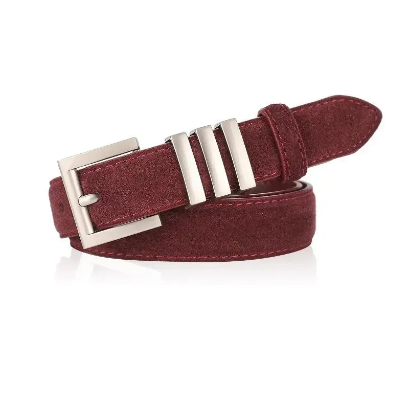 Ceinture en daim pour femme