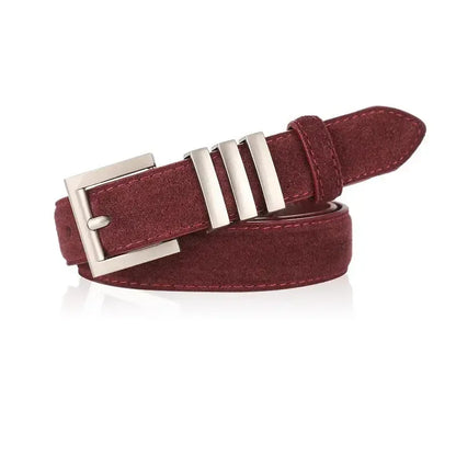 Ceinture en daim pour femme