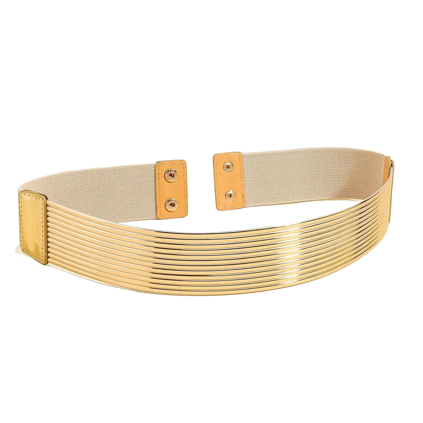 Ceinture en métal brillant pour femme