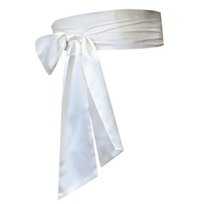 Ceinture en satin pour Femme avec Nœud Papillon