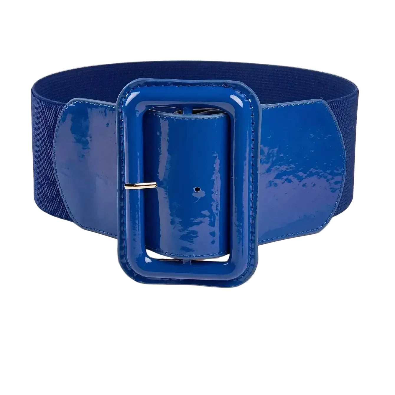 Ceinture extra large à boucle ardillon rectangulaire pour femme