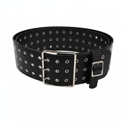 Ceinture extra large en cuir pour femme