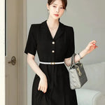 Ceinture fine en cuir véritable pour femme avec boucle carrée en métal - Vignette | Ceintelle