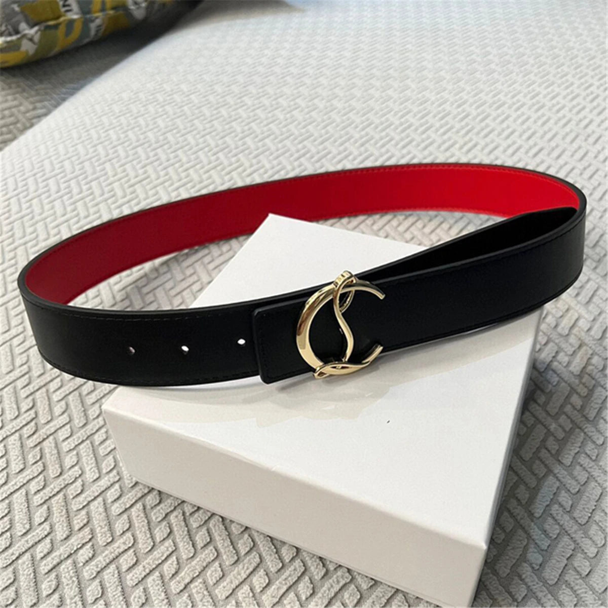 Ceinture grande taille en Cuir Authentique pour hommes et femmes